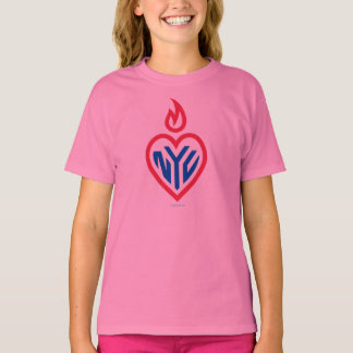 Camiseta NYC Meninas Importadas Boneca Bebê Feita - Coração