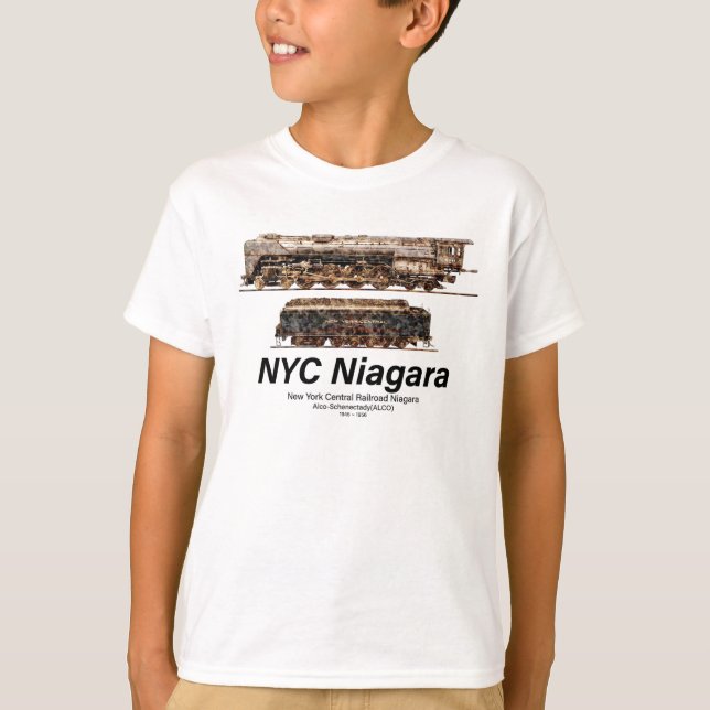 Camiseta NYC Niagara – American Train Steam Locomotive (Frente)