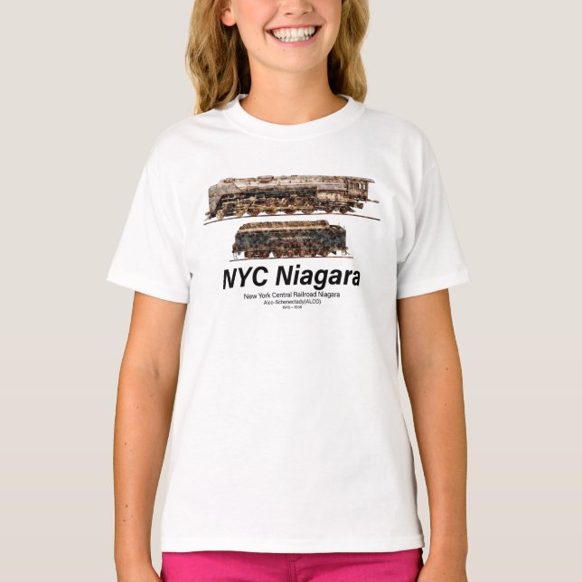 Camiseta NYC Niagara – American Train Steam Locomotive (Frente)