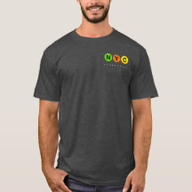 NYC Pickleball - Camisa-T de roupas escuras de bol