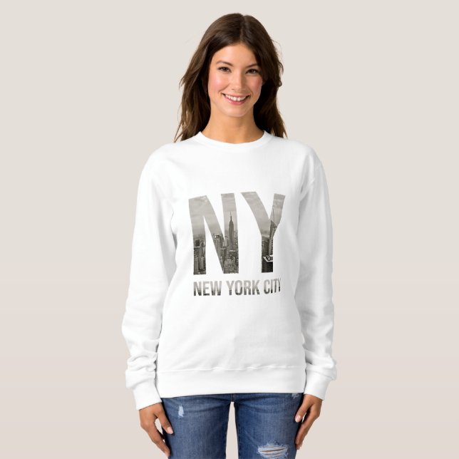 Camiseta NYC Skylines Nova Iorque Que Nunca Dorme (Frente Completa)