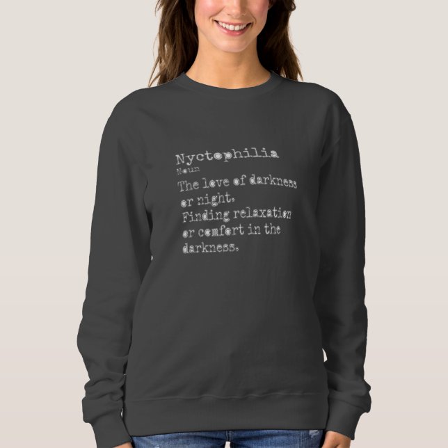 Camiseta Nyctofilia: Pescoço da Tripulação (Frente)
