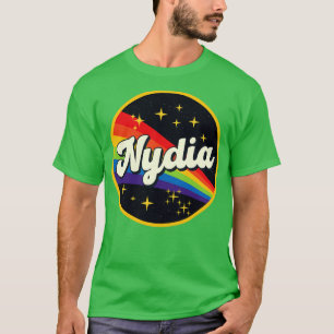 Camiseta Nydia Rainbow In Space Vintage Style