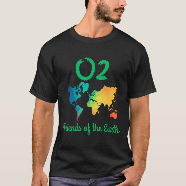 Camiseta O2 - Amigos da Terra (Frente)