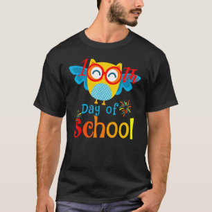 Camiseta O 100º Dia Da Coruja Escolar Aludiu 100 Dias De En
