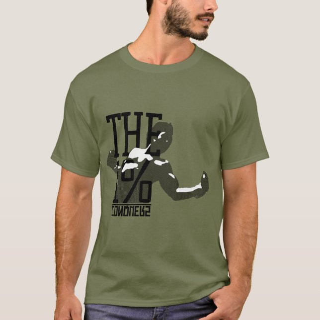 Camiseta o 1% conquista (Frente)