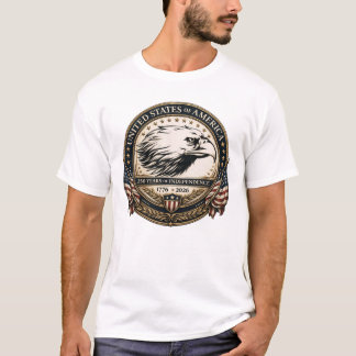 CAMISETA O 250º ANIVERSÁRIO DOS EUA
