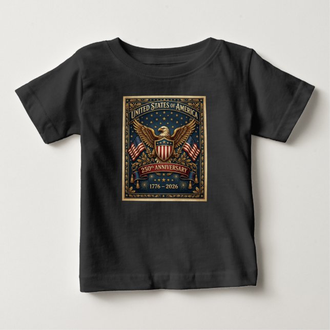 Camiseta O 250º da América Versão 1    (Frente)