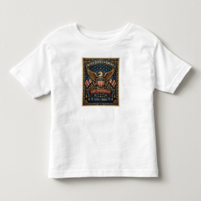 Camiseta O 250º da América Versão 1    (Frente)