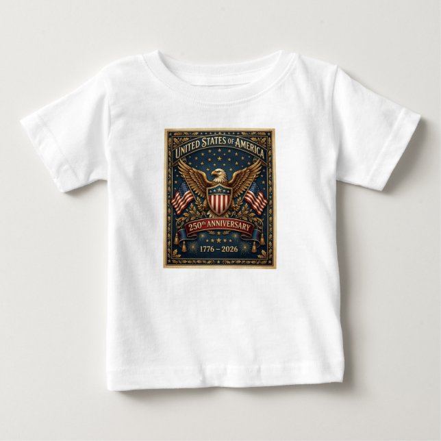 Camiseta O 250º da América Versão 1    (Frente)