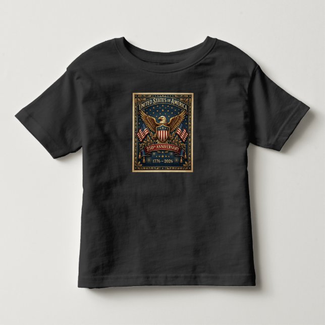 Camiseta O 250º da América Versão 1    (Frente)
