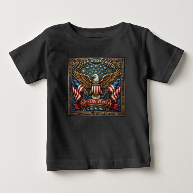 Camiseta O 250º da América Versão 2 (Frente)