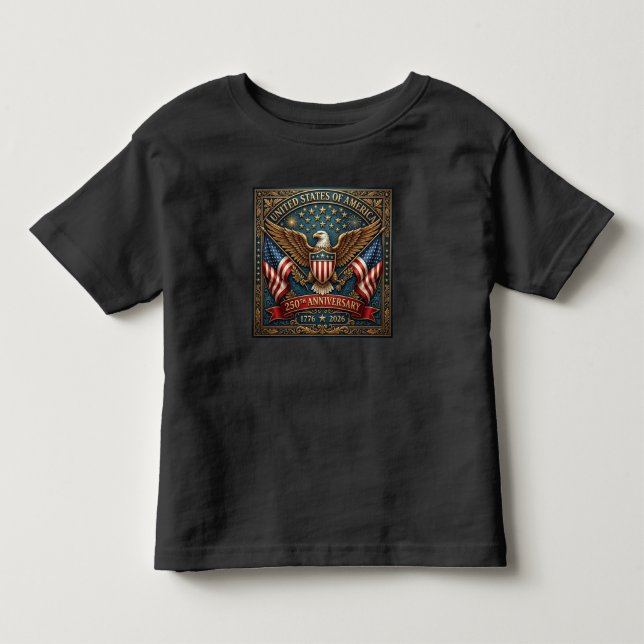 Camiseta O 250º da América Versão 2 (Frente)