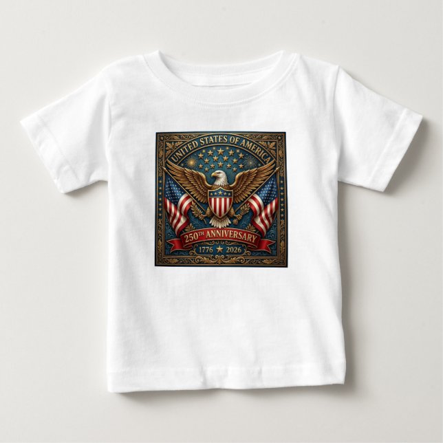 Camiseta O 250º da América Versão 2 (Frente)