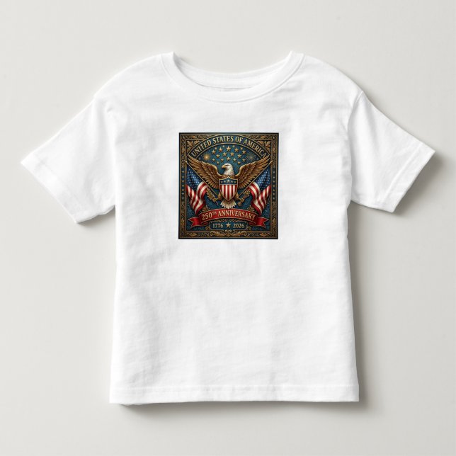 Camiseta O 250º da América Versão 2 (Frente)