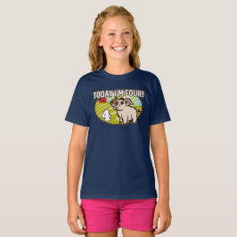 Camiseta O 4º aniversário do garoto hoje eu sou quatro! Por