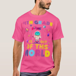 Camiseta O 4º ano está fora deste astronauta macaco mundial