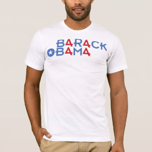 Camiseta O 44o presidente, Barack Obama, quatro vermelho 4