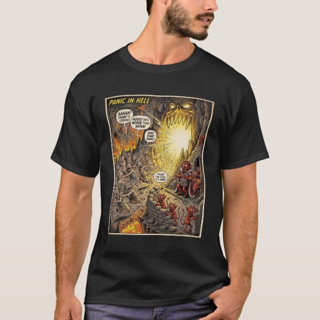 Camiseta O 47º Círculo "Pânico no Inferno" (Frente)