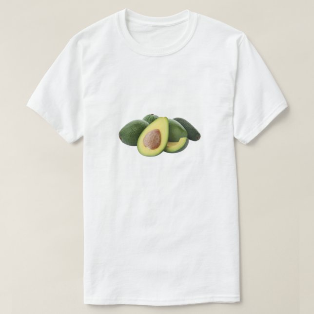 Camiseta O abacate delicioso está aqui (Frente do Design)