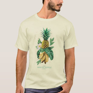 Camiseta O abacaxi no lótus branco