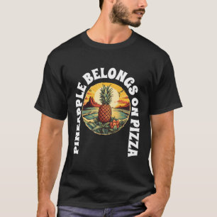 Camiseta O Abacaxi Pertence À Pizza