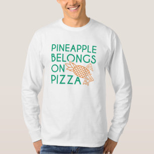Camiseta O Abacaxi Pertence À Pizza