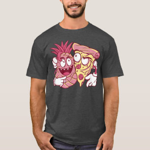 Camiseta O abacaxi pertence à Pizza, ao amante da Pizza, ao