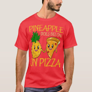 Camiseta O Abacaxi Pertence À Pizza De Abacaxi Com Ventilad
