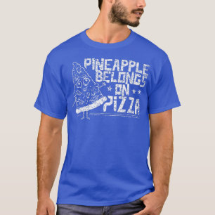Camiseta O Abacaxi Pertence À Pizza Dizendo Humor Hawaii Pr