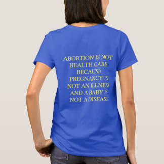 CAMISETA O ABORTO NÃO É CUIDADOS MÉDICOS