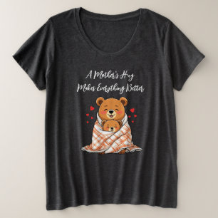 Camiseta O abraço da mãe torna tudo melhor