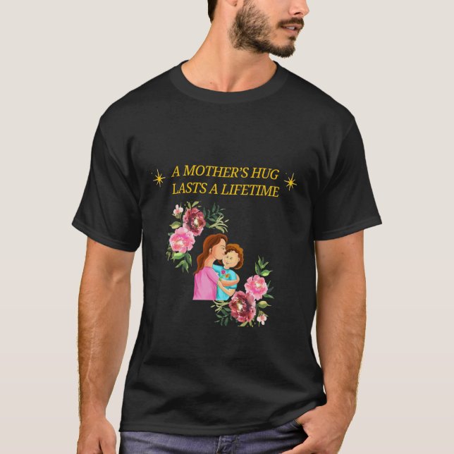 Camiseta 🌸 o abraço de uma mãe perde uma vida. (Frente)