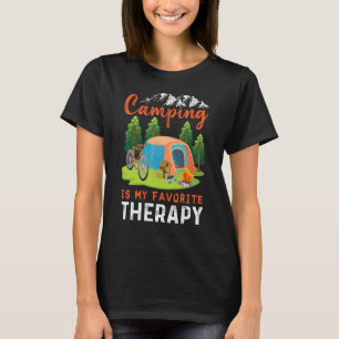 Camiseta O Acampamento É A Minha Hol De Tent Adventure De T