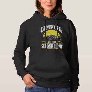 Camiseta O Acampamento é Minha Segunda Casa Viagem de Acamp