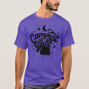 Camiseta O Acampamento Está Em Tendas 5