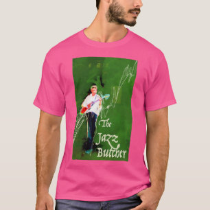 Camiseta O açougueiro do jazz em verde