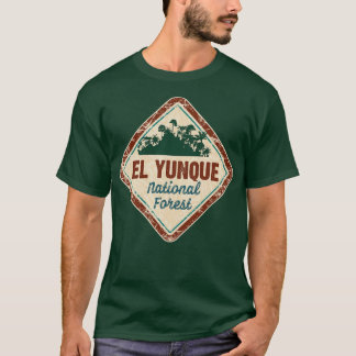 Camiseta O adesivo Nacional da Floresta El Yunque é present