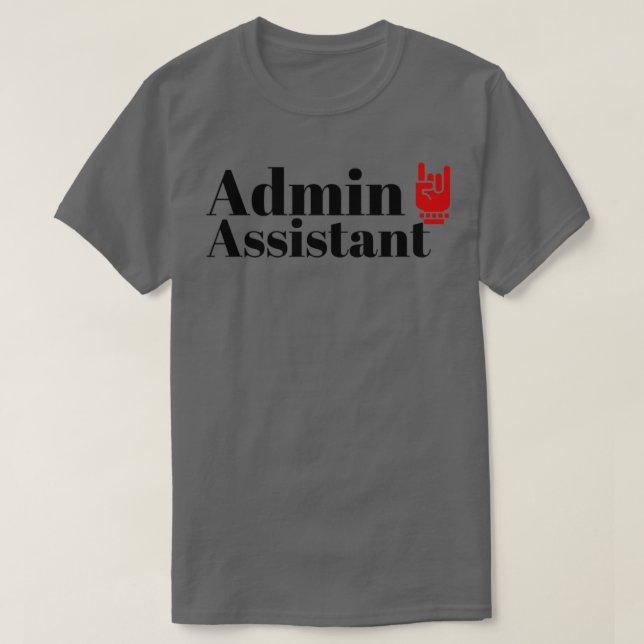 Camiseta O Admin Assistant (Frente do Design)