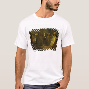 Camiseta O adolescente de doze anos Jesus na frente do