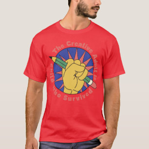 Camiseta O Adulto Criativo é uma Criança que Sobreviveu – A
