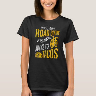 Camiseta O Advogado De Bicicleta Taco Bike Rider Cycli