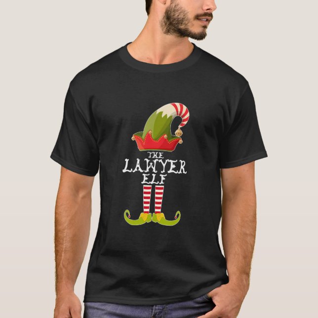 Camiseta O Advogado Elf Engraçado Presente de Natal Corresp (Frente)