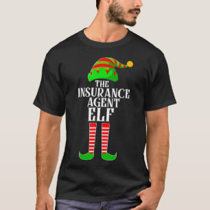 Camiseta O Agente De Seguro Elf Família Correspondendo Ao