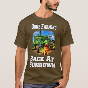 Camiseta O Agricultor De Ocupação Foi Para A Agricultura Vo