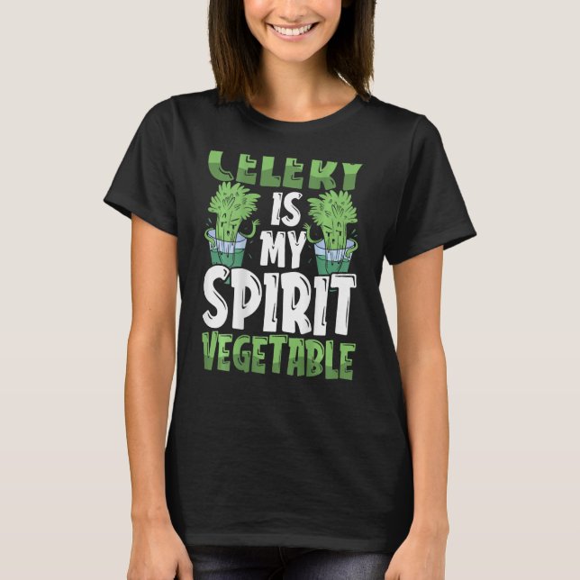 Camiseta O Aipo É O Meu Espírito Vegetal. (Frente)