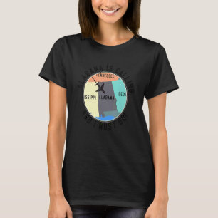 Camiseta O Alabama está chamando e eu devo ir Estado do Ala