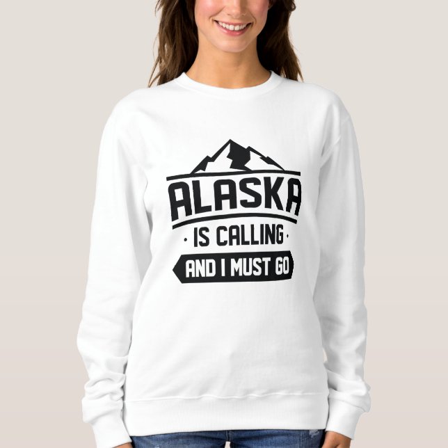 Camiseta O Alaska Está Ligando E Eu Preciso Ir (Frente)