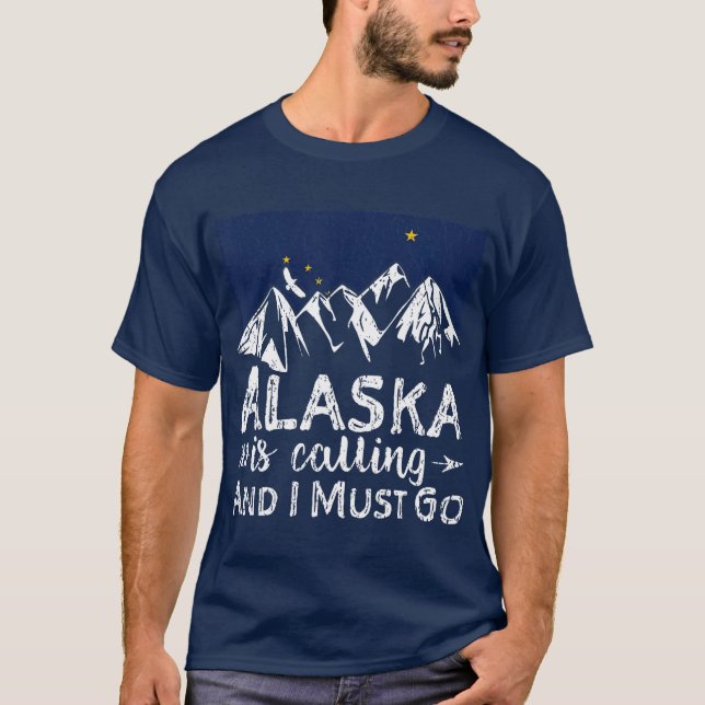 Camiseta O Alaska Está Ligando E Eu Preciso Ir Para Casa Do (Frente)