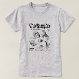 Camiseta O álbum engraçado dos Beagles ama o cão Beagles T-